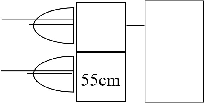 Table basse avec canape 2 pers. 60 x 60 cm