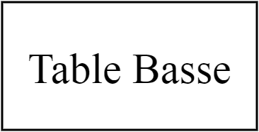 Table Basse