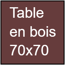 Table en bois