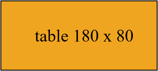 Table de bureau 180x80