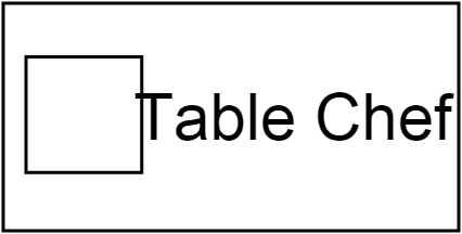 Table Chef 140 * 70