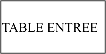 TABLE ENTREE ELFRAMO 1200