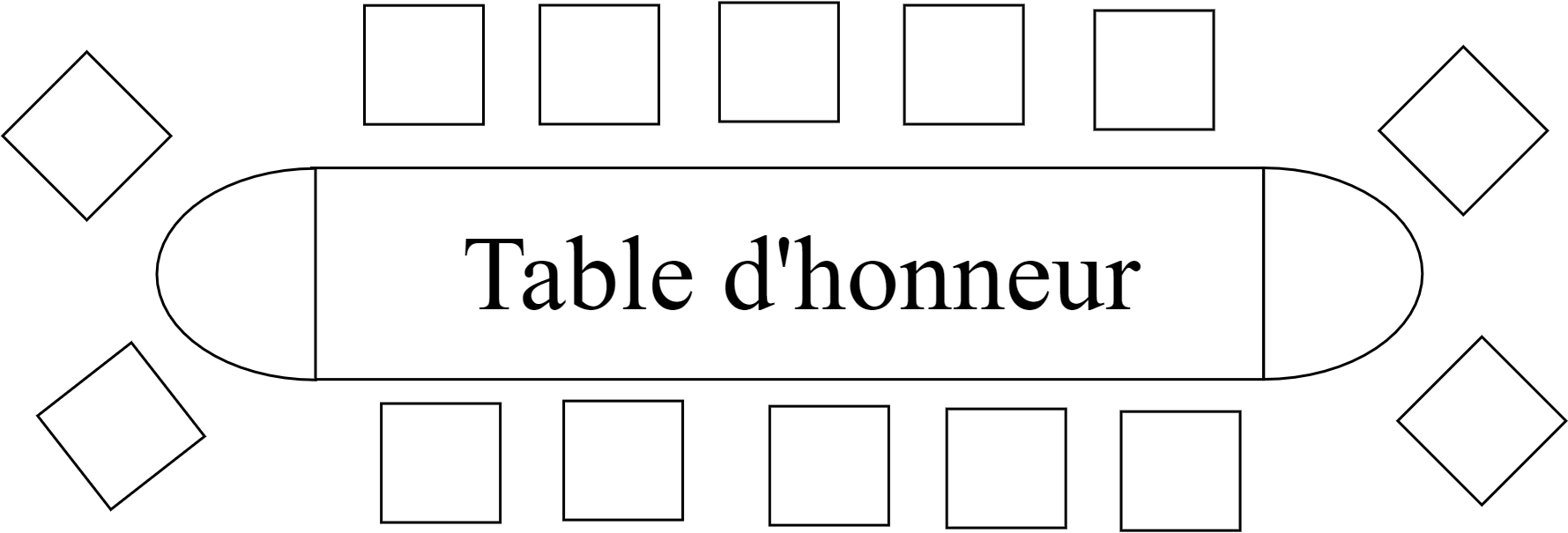 Table d'honneur