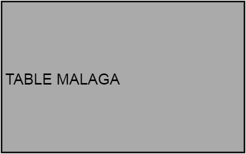 TABLE MALAGA