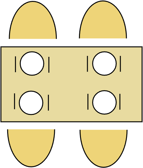 Table à manger 1500 x 800