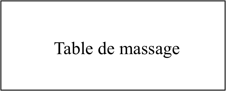 Table de massage