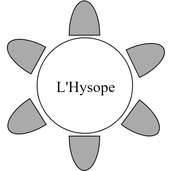 Table 6 pers.125 X 125 cm