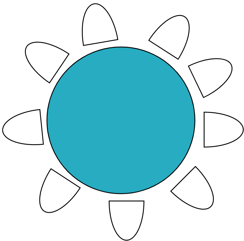 Table 9  pers.170 X 170 cm