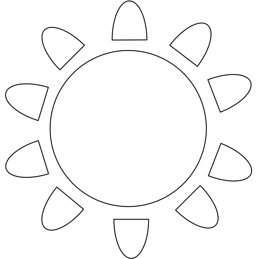 Table 10 pers. 180 X 180 cm