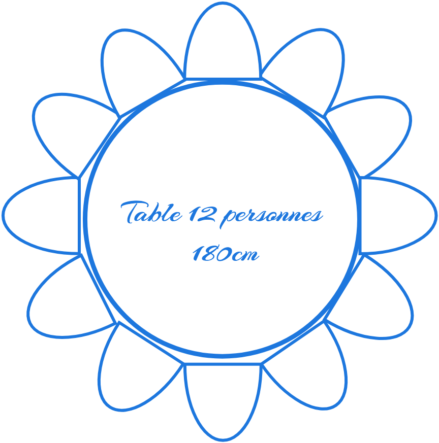 Table 12 pers.180cm