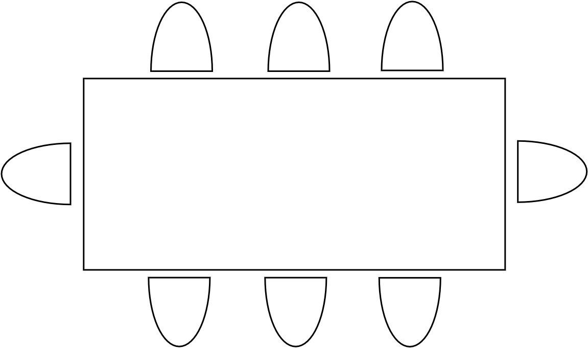 Table 8 pers  275 x 175 cm