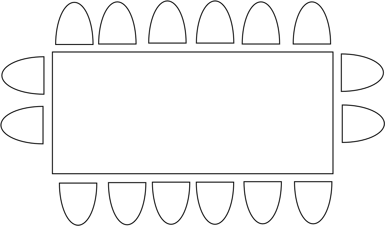 Table 16 pers  300 x 130 cm