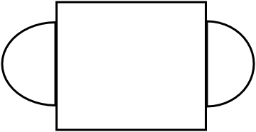 table 2 pers 60x70 cm