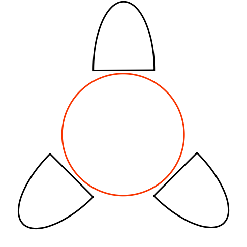 Table 3 pers. 80 x 80 cm