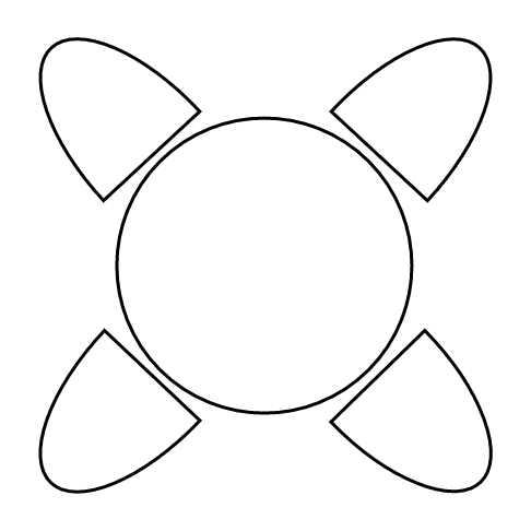 Table 4 pers. 90 x 90 cm