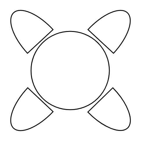 Table 4 pers. 90 x 90 cm