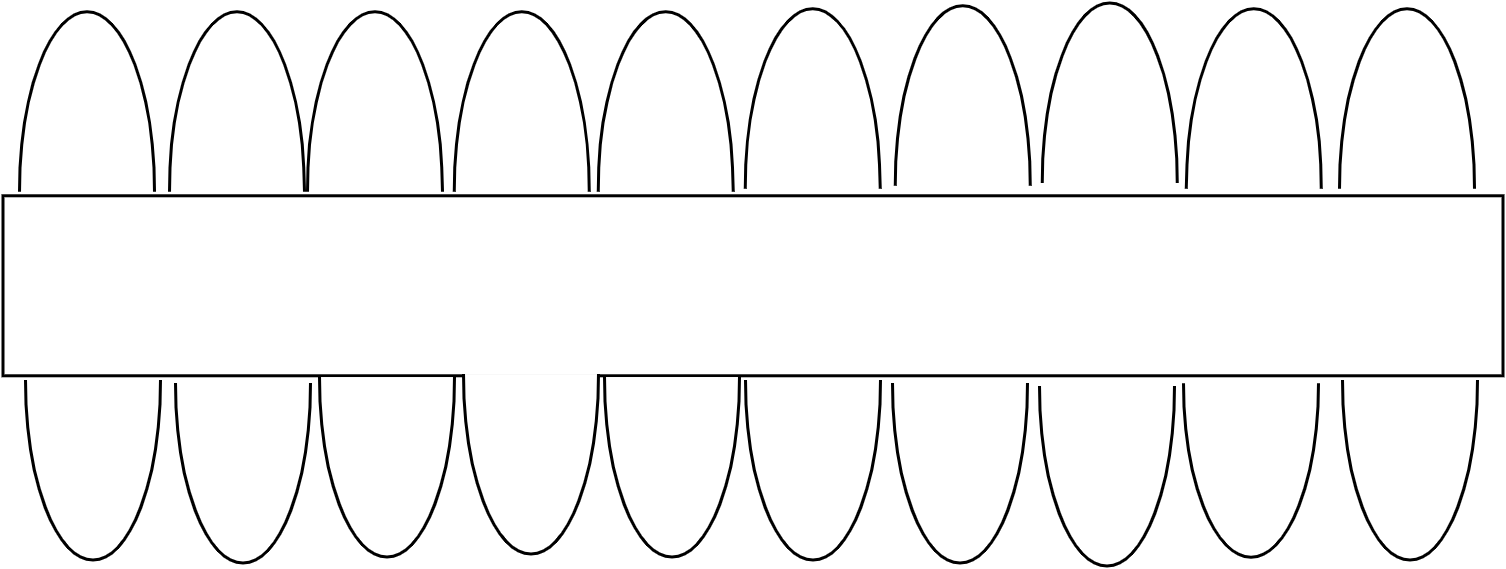 Table rectangulaire 500x60