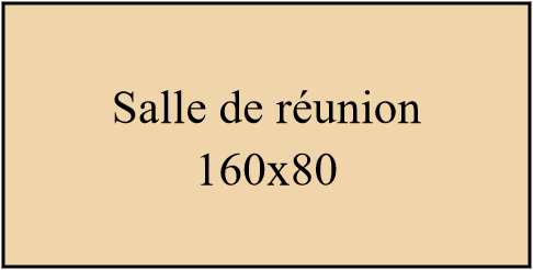 Table de réunion 160x80