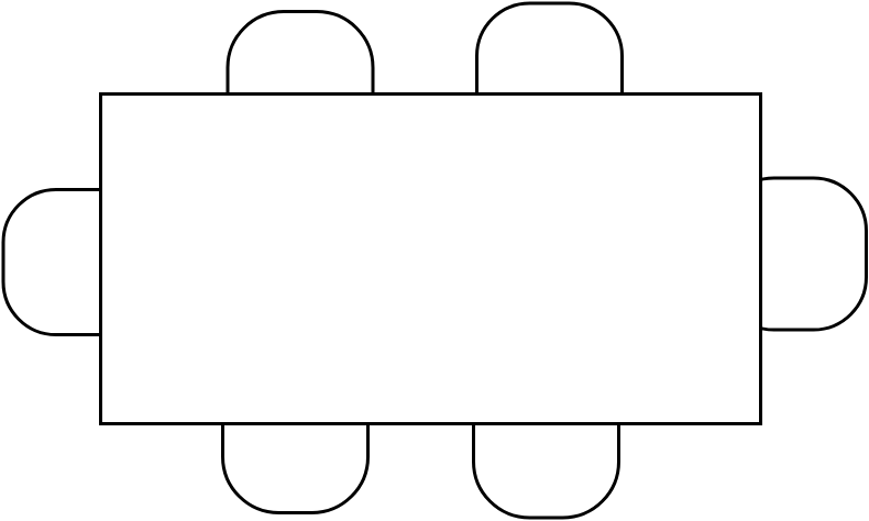 Table de réunion 16 à 18 pers.