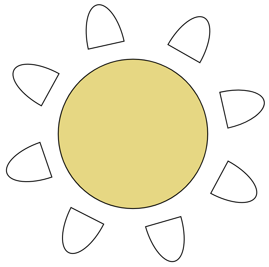 Table ronde 8 pers.163X163cm