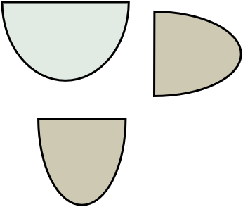 Table ronde 2 pers. 60 x 60 cm