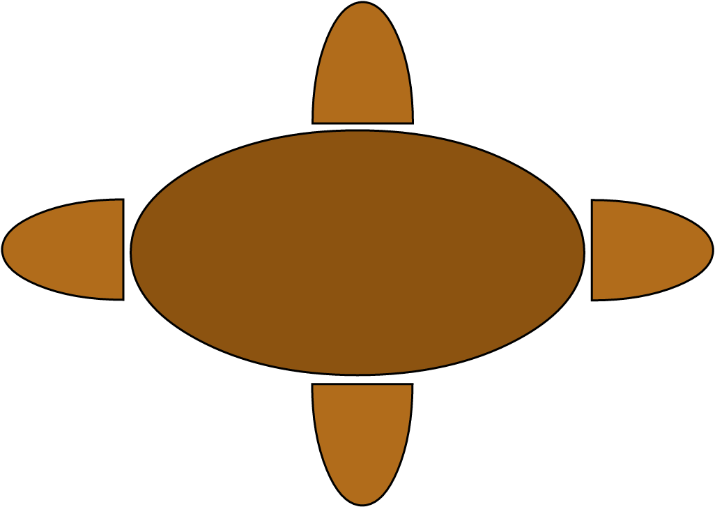 Table Ronde Rallonges