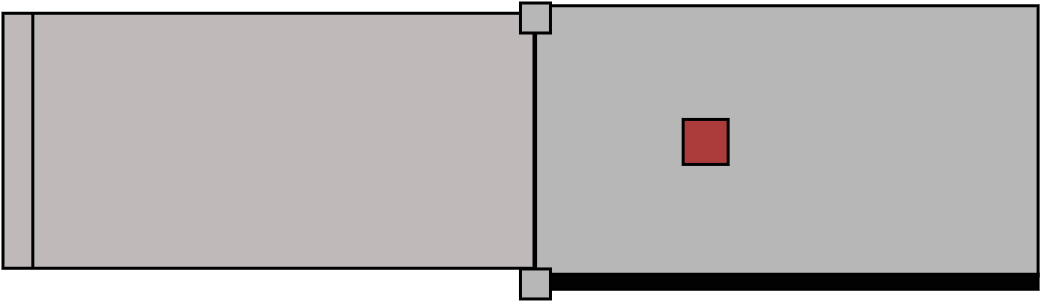 Table stef double etage 2 chariots