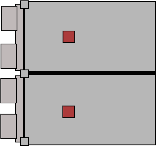 Table stef double etage FERMée