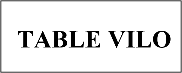 TABLE VILO