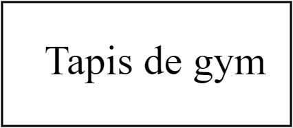 Tapis de gym