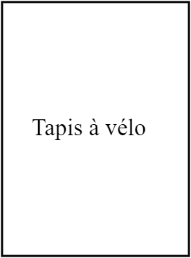 Tapis à vélo