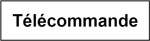 Télécommande pour bloc de sécours