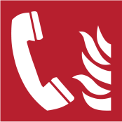 Téléphone pour la lutte contre l'incendie 