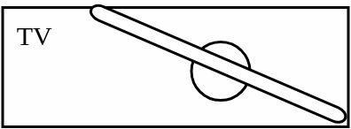 Téléviseur avec meuble