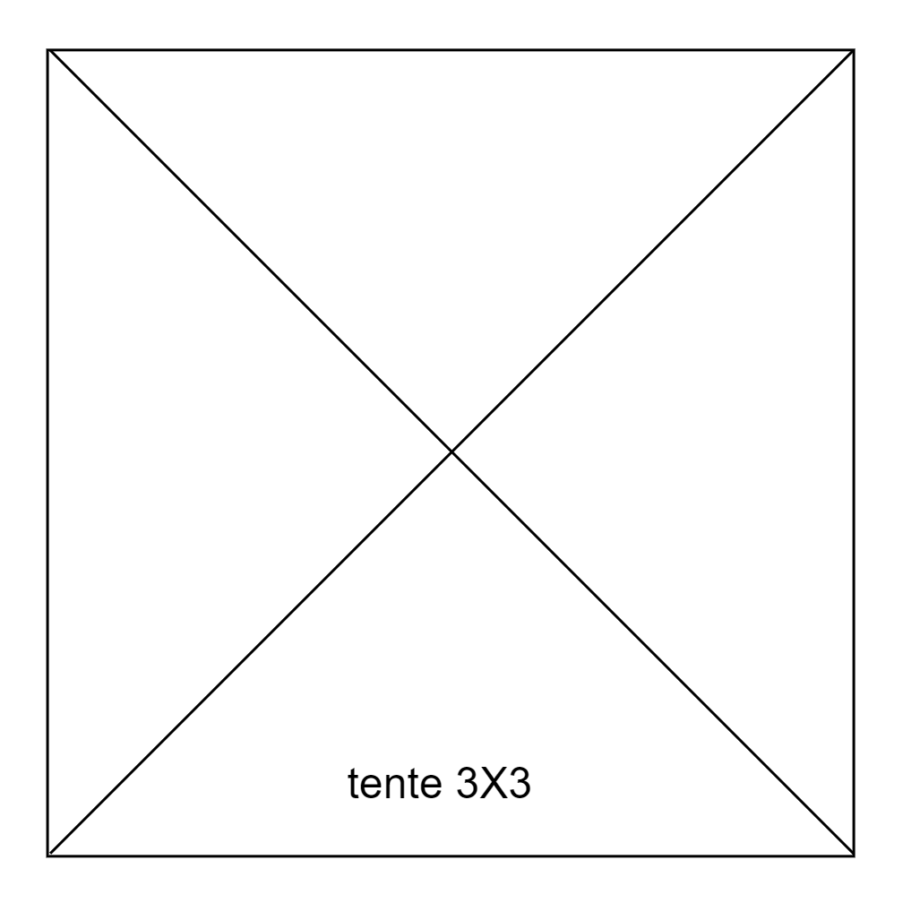 tente 3x3