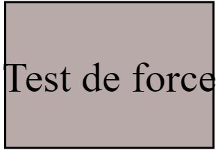 Test de force