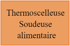 Thermoscelleuse et soudeuse alimentaire professionnelle