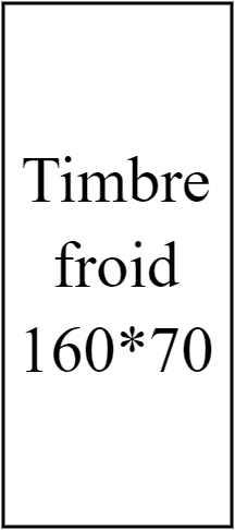 timbre froid 160*70