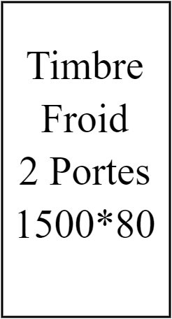 timbre froid 2p