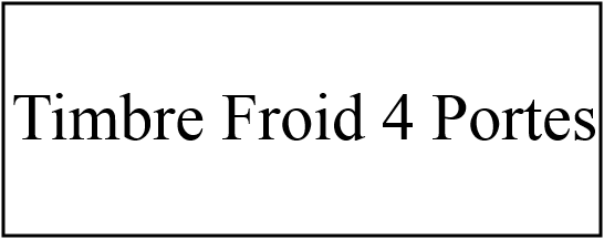 Timbre Froid 4 Portes