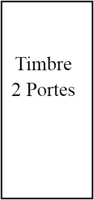 Timbre 2 portes