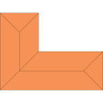 6-sided L-shaped roof