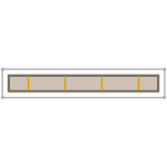 Shored trench