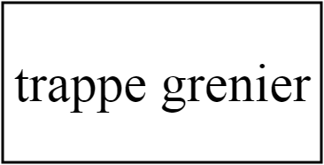 trappe grenier