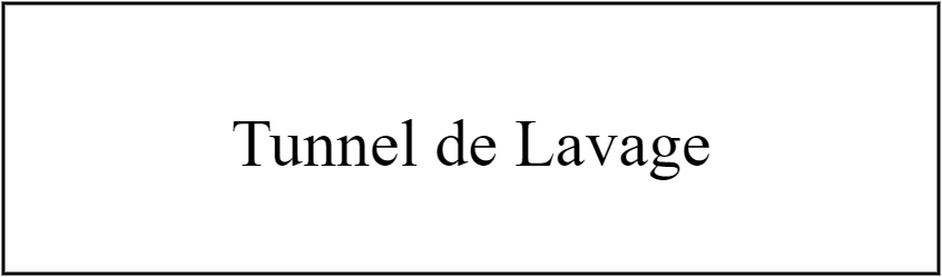 Tunnel de lavage 280 x 80