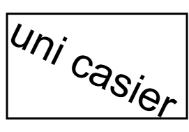 Uni casier