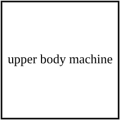 upper body workout machine