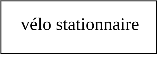velo stationnaire