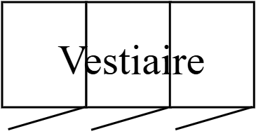 Vestiaires x3