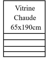 Vitrine Chaude haute